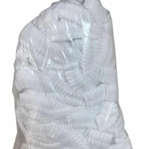 CHARLOTTE DE PROTECTION BLANCHE – PACK DE 100 PIÈCES
