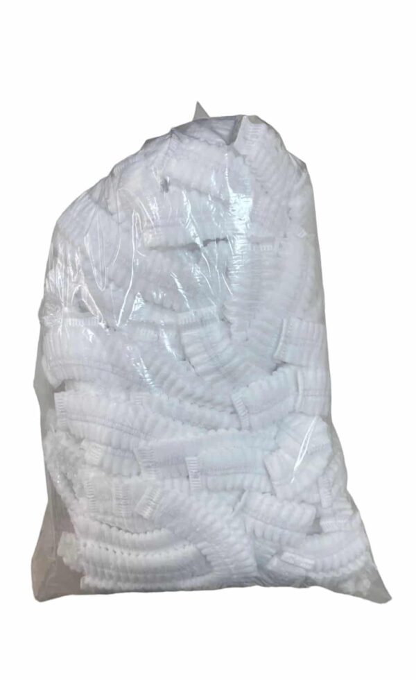 CHARLOTTE DE PROTECTION BLANCHE – PACK DE 100 PIÈCES