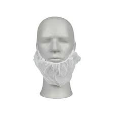 Cache barbe blanc - 100pcs