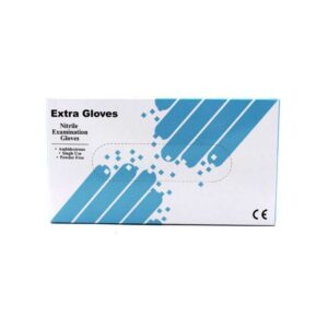 Gants NITRIL  BLEU 100 pièces Extra Gloves