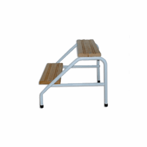 Escabeau à 2 marches en époxy