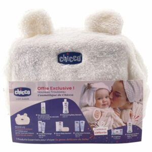 Coffret naissance 7 produits bébé Chicco + trousse offerte