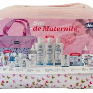Sac maternité fille Chicco (Rose) – 13 articles essentiels