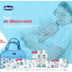 Sac maternité garçon Chicco (Bleu) – 13 articles essentiels